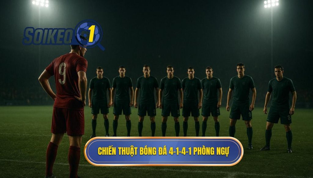 Chiến thuật bóng đá 4-1-4-1 phòng ngự
