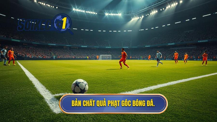 1. Bản chất quả phạt góc bóng đá.