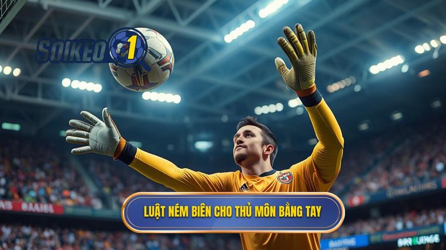 1. Luật ném biên cho thủ môn bằng tay