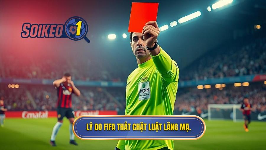 1. Lý do FIFA thắt chặt luật lăng mạ.