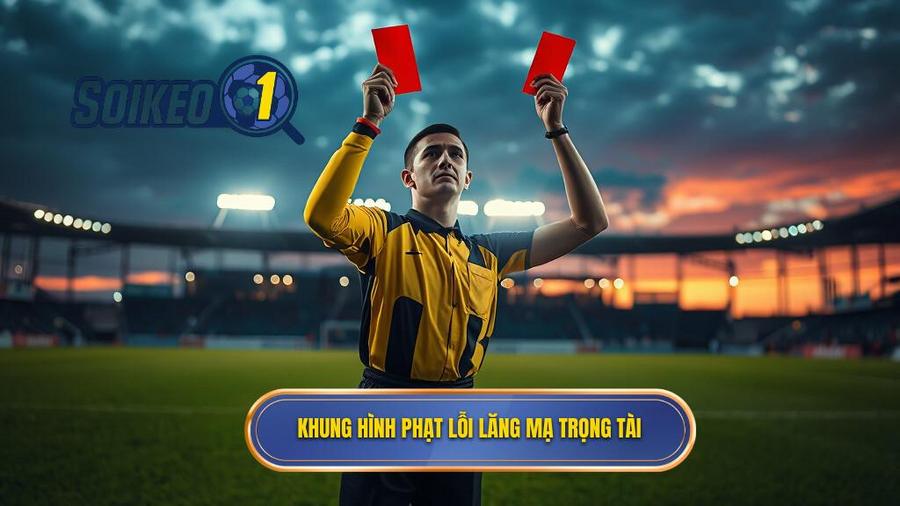 2. Khung hình phạt lỗi lăng mạ trọng tài