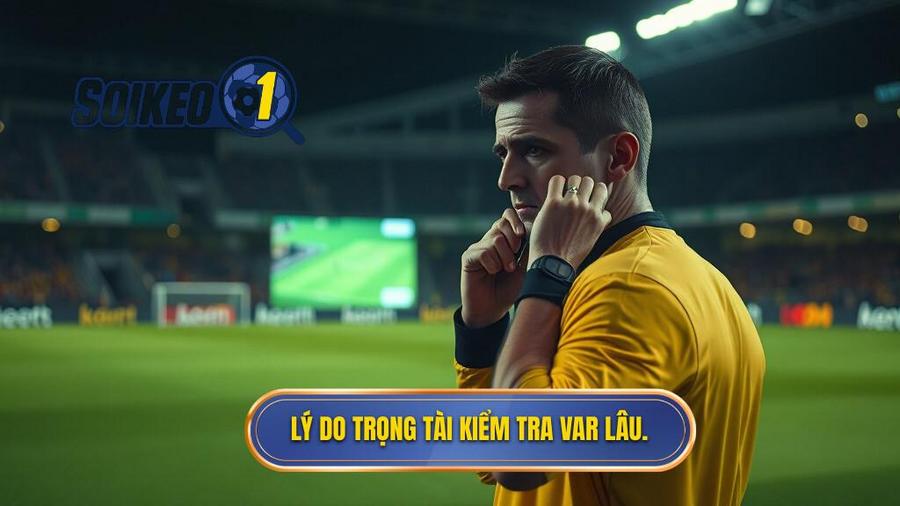 3. Lý do trọng tài kiểm tra VAR lâu.