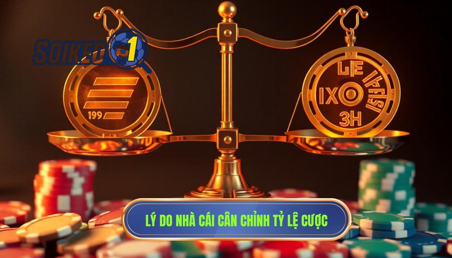 Tại sao nhà cái phải cân chỉnh tỷ lệ cá cược?